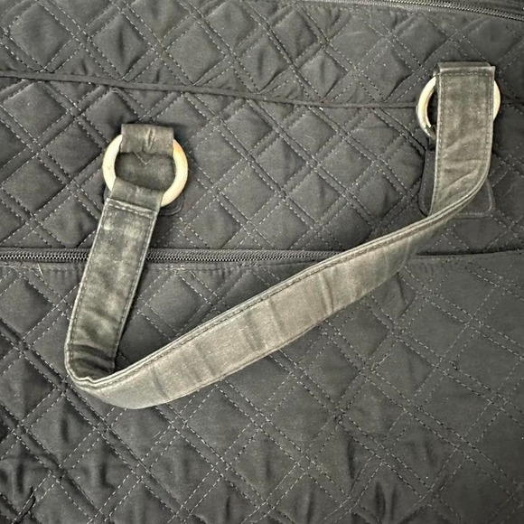 Vera Bradley Black‎ weekender quilted duffel bag - Picture 8 of 8